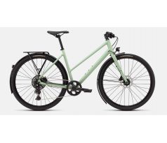 Specialized SIRRUS X 2.0 EQ STEP THROUGH 2026 Satin Pistachio / Dolomite Metallic Frost Reflective