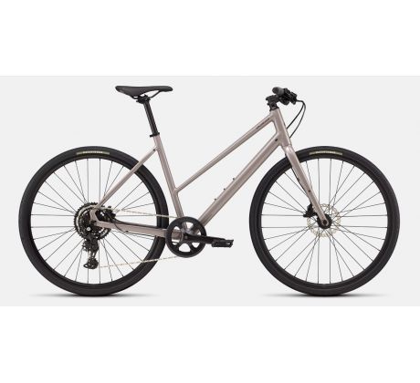 Specialized Sirrus X 2.0 Step-Through Gloss Desert Metallic / Bordeaux Metallic Frost Reflective