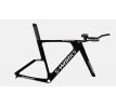 Rámová sada S-Works Shiv TT Disc Module FACT 11r Carbon 2025 Gloss Tarmac Black / Metallic White Silver