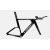 Rámová sada S-Works Shiv TT Disc Module FACT 11r Carbon 2025 Gloss Tarmac Black / Metallic White Silver