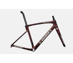 Rámová sada S-Works Roubaix SL8 FACT 12R Carbon 2025 Gloss Carbon / Red to Gold and Solidity Dry Brushed / Dune White