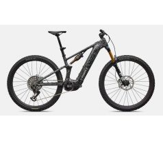 S-Works Turbo Levo R 2026 Gloss Shadow Silver Blended Speckle Over Carbon / Silver Dust