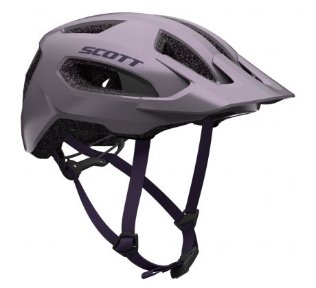 SCOTT Supra Cyklistická helma silver purple